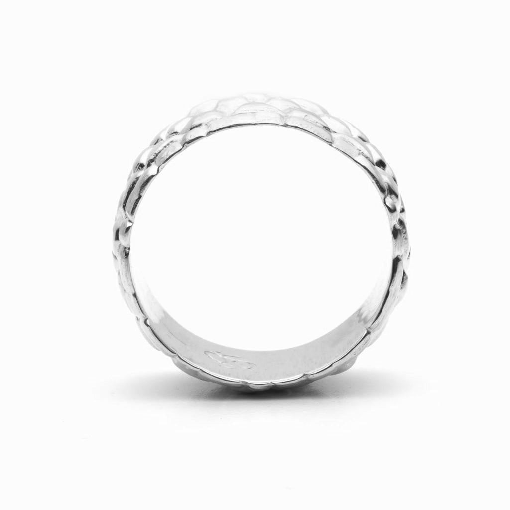Dalasini Sahel Sterling Silver Tortoise Shell Ring Front