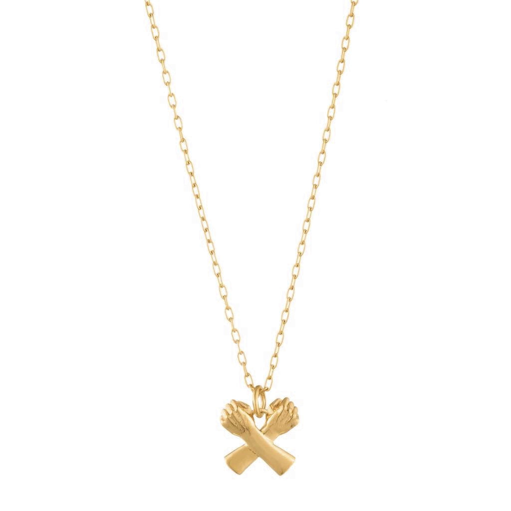 Dalasini Wakanda Gold Pendant Necklace Front