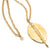 Dalasini Bulawayo Gold Shield Necklace Front