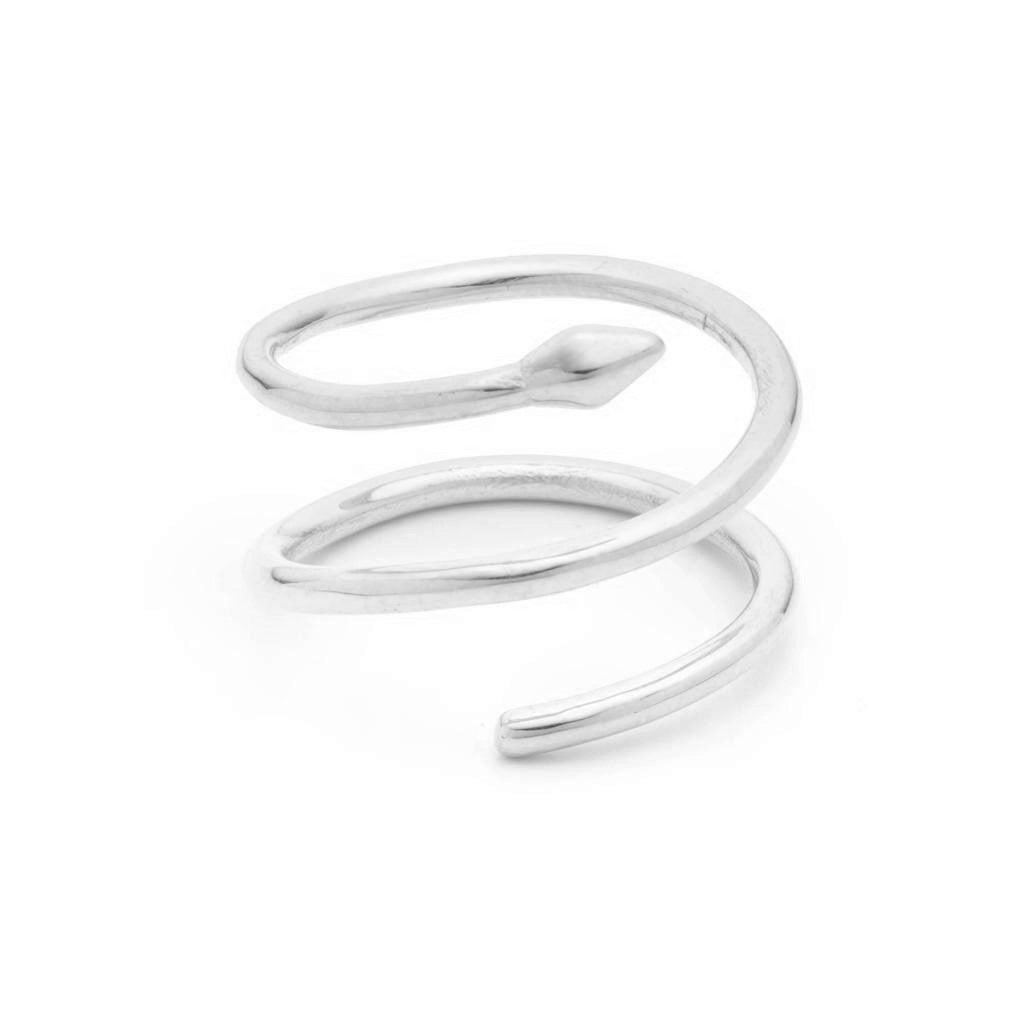 Dalasini Bulawayo Sterling Silver Single Tip Spiral Spear Ring