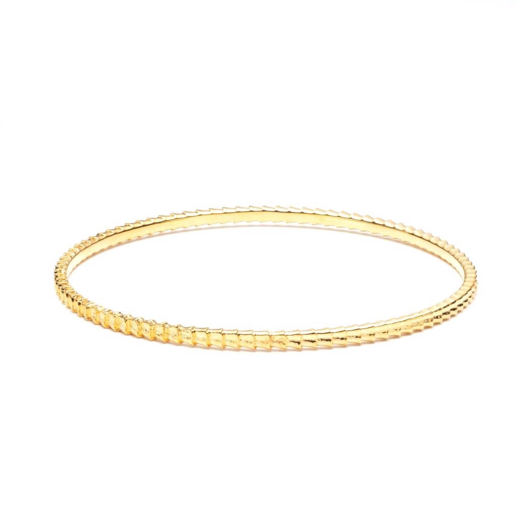 Dalasini Isiro Gold Vertebrae Bangle