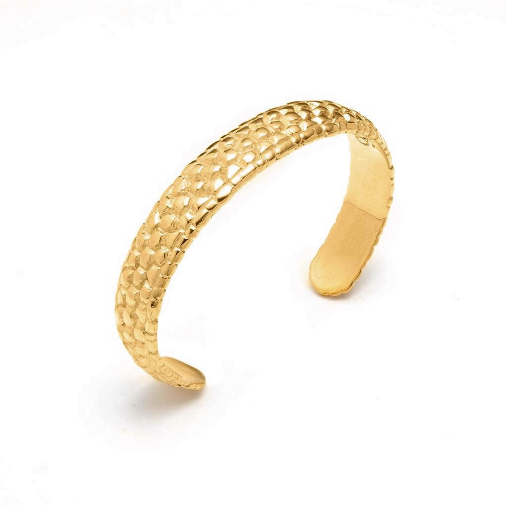 Dalasini Sahel Gold Tortoise Shell Cuff Angle