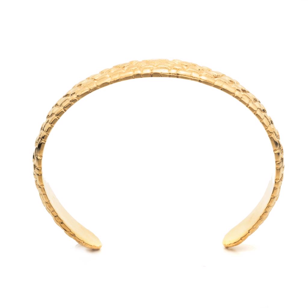 Dalasini Sahel Gold Tortoise Shell Cuff Angle