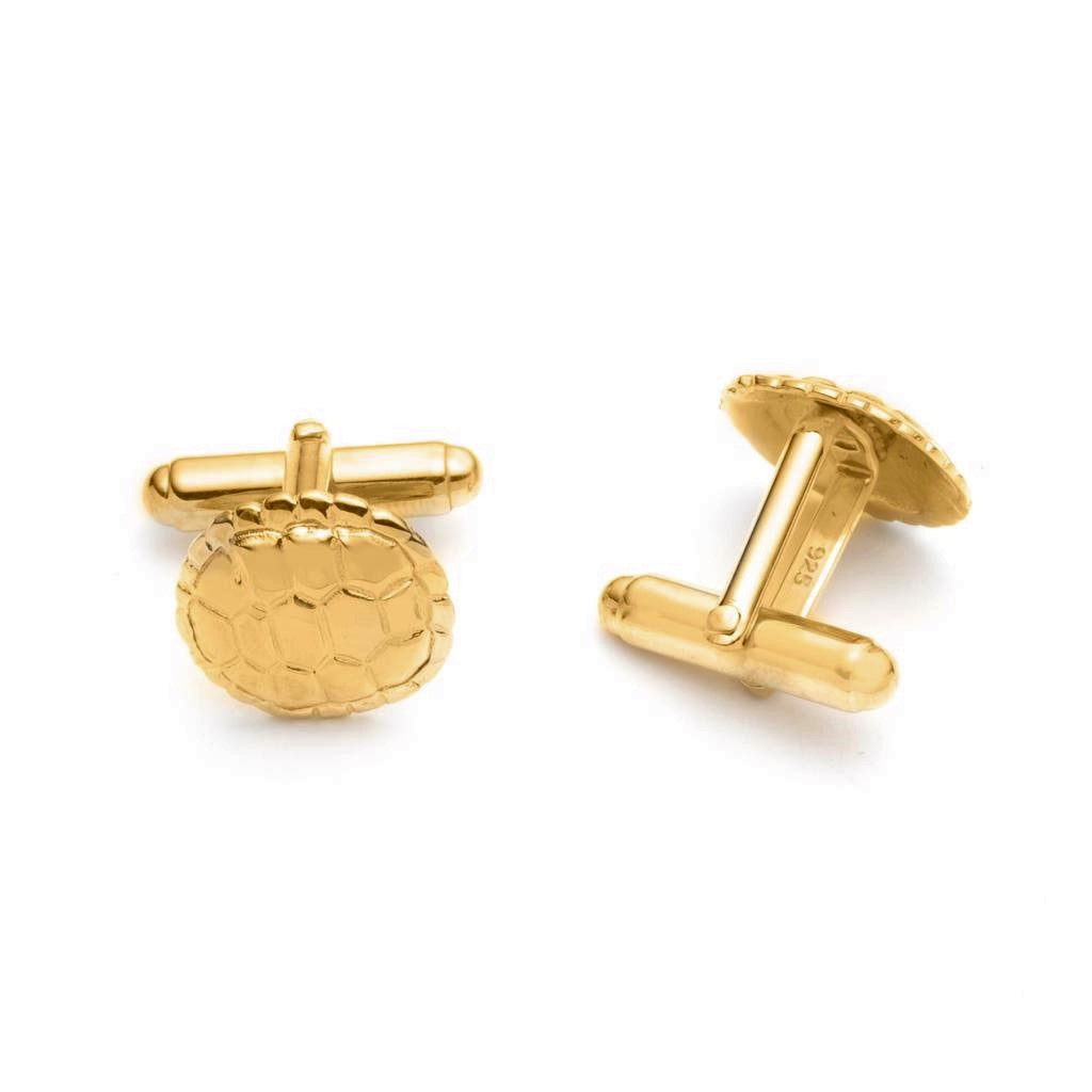 Dalasini Sahel Gold Tortoise Shell Cuff Links
