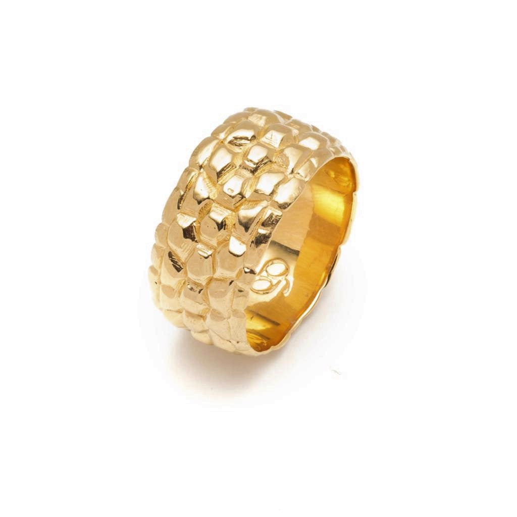 Sahel Gold Tortoise Shell Ring