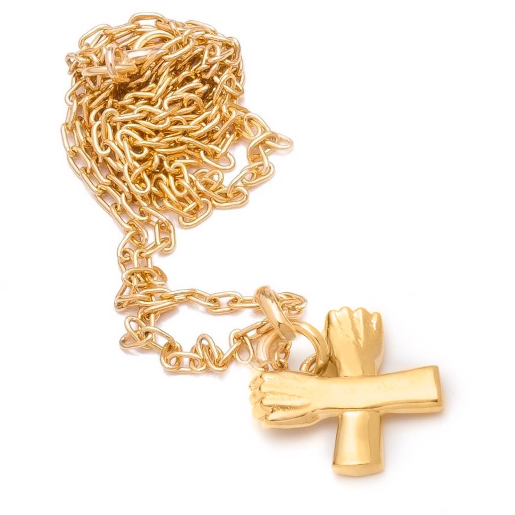 Dalasini Wakanda Gold Pendant Necklace Front