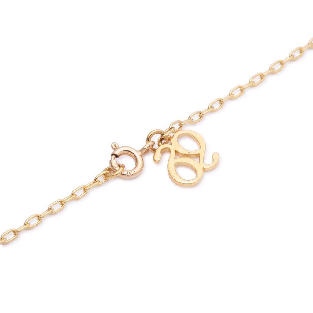 Dalasini Gold Logo Tag and Chain