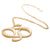 Dalasini Monogram Gold Pendant Necklace