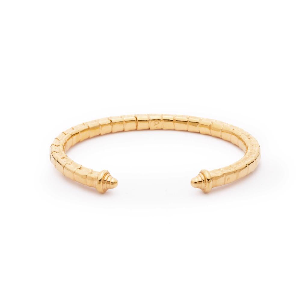 Dalasini Isiro Gold Vertebrae Bracelet Flat