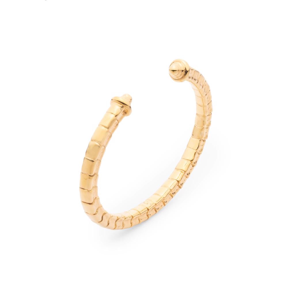 Dalasini Isiro Gold Vertebrae Bracelet Side