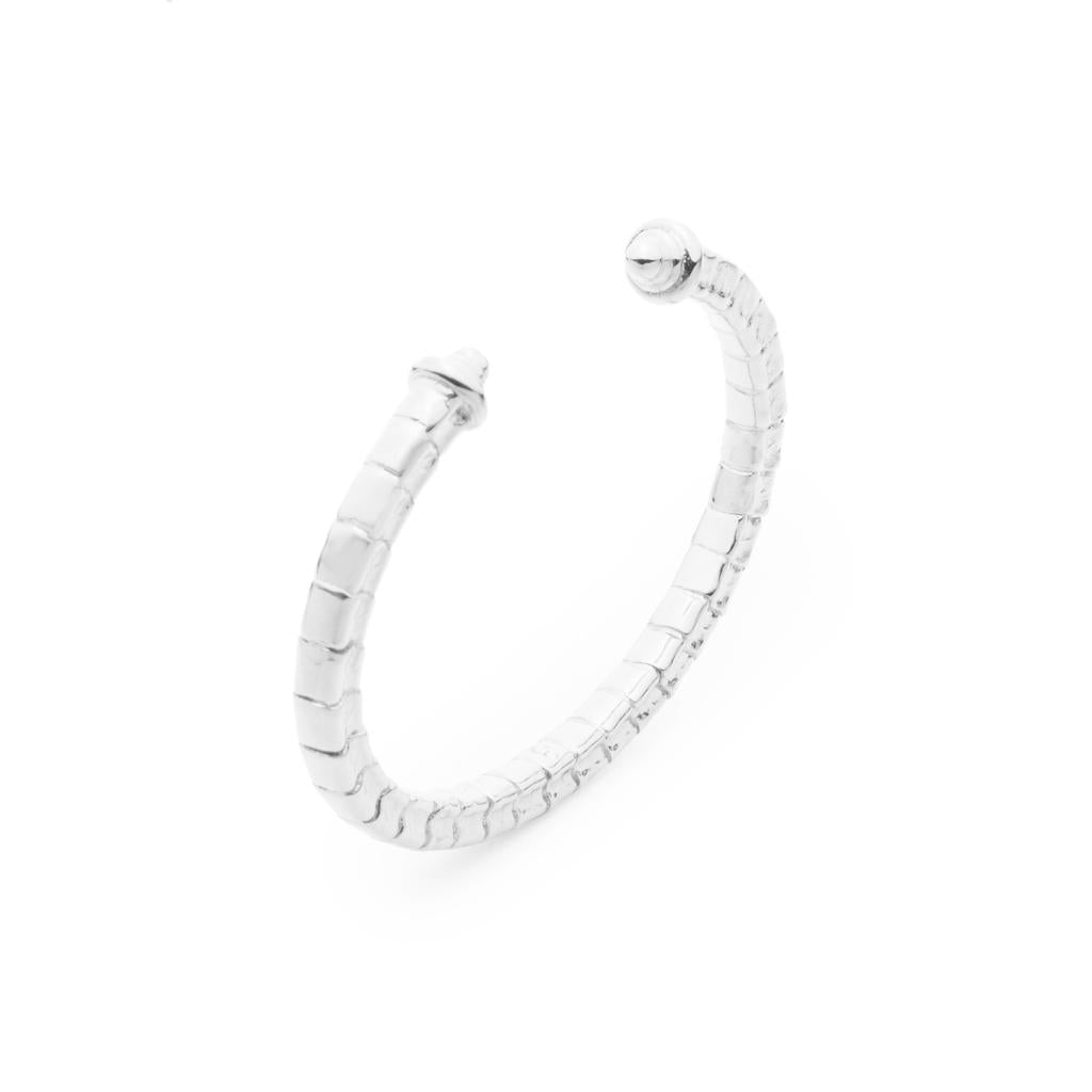 Dalasini Isiro Sterling Silver Vertebrae Bracelet Side