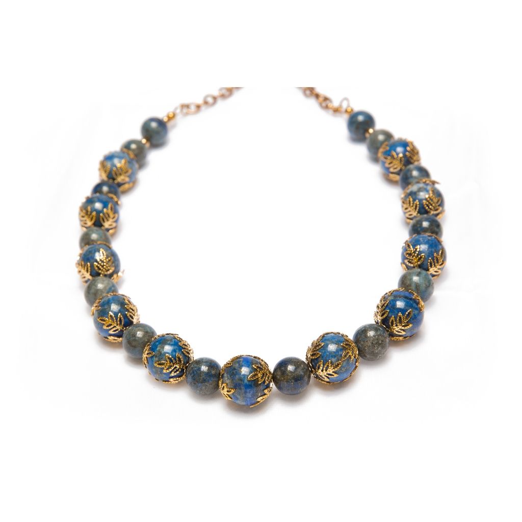 Dalasini Kabul Lapis Lazuli Necklace Close Up