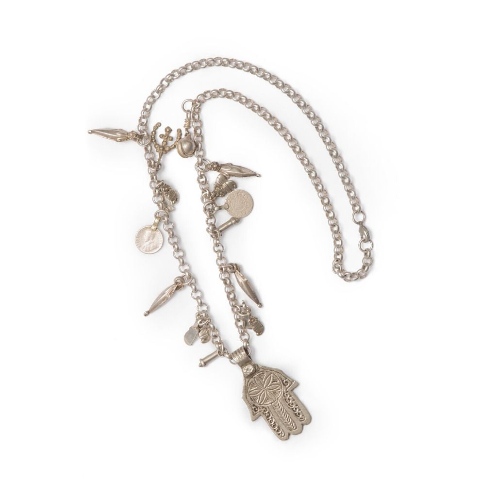 Dalasini Marrakech I Antique Silver Necklace Top