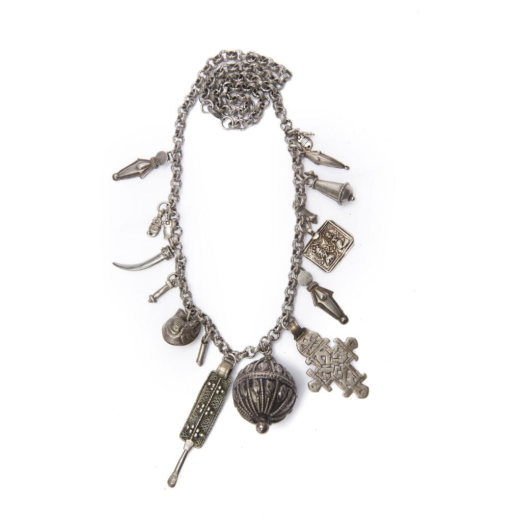 Dalasini Marrakech I Antique Silver Necklace Top