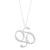 Dalasini Monogram Sterling Silver Pendant Necklace