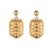 Dalasini Sahel Gold Tortoise Shell Earrings Front