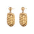 Dalasini Sahel Gold Tortoise Shell Earrings Front