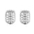 Dalasini Sahel Sterling Silver Tortoise Shell Stud Earrings Front