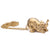 Dalasini Selous Gold Elephant Pendant Necklace Angle