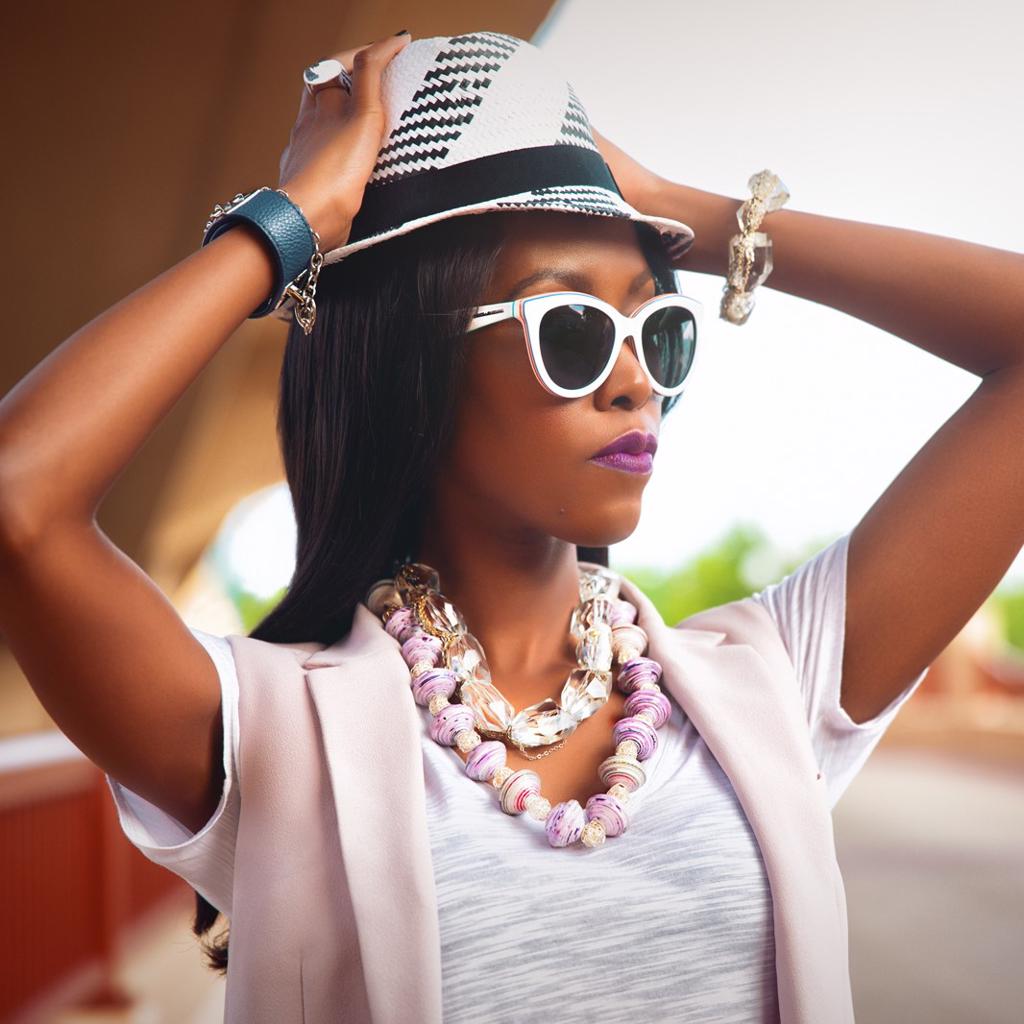 Dalasini Mombasa Sterling Silver and Paper Bead Necklace Top