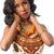 Dalasini Benin Vintage Chevron and Amber Bead Necklace Top